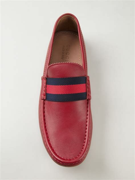 gucci red driving shoes|Gucci driving shoes men.